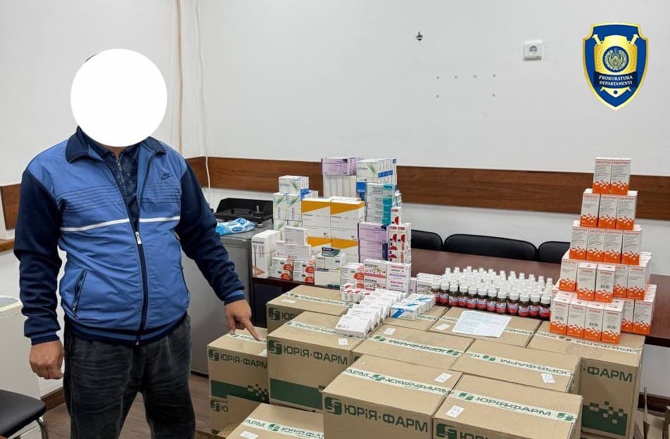 Toshkentda dori vositalarining noqonuniy savdosi fosh etildi