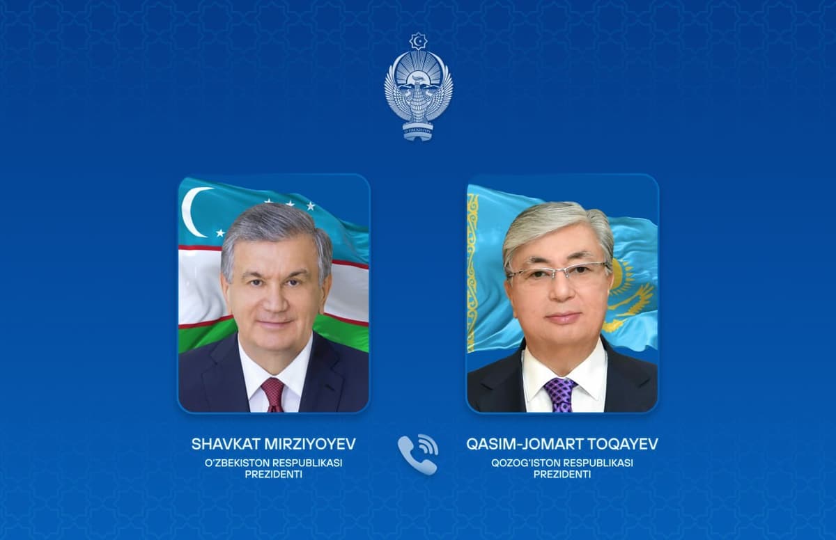 Shavkat Mirziyoyev Qozog‘iston prezidenti bilan telefon orqali muloqot qildi