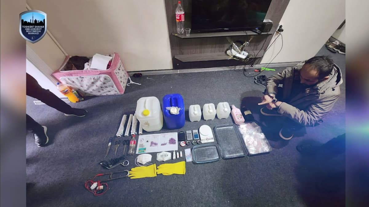 Suspect detained in Chirchik for operating a drug laboratory at home