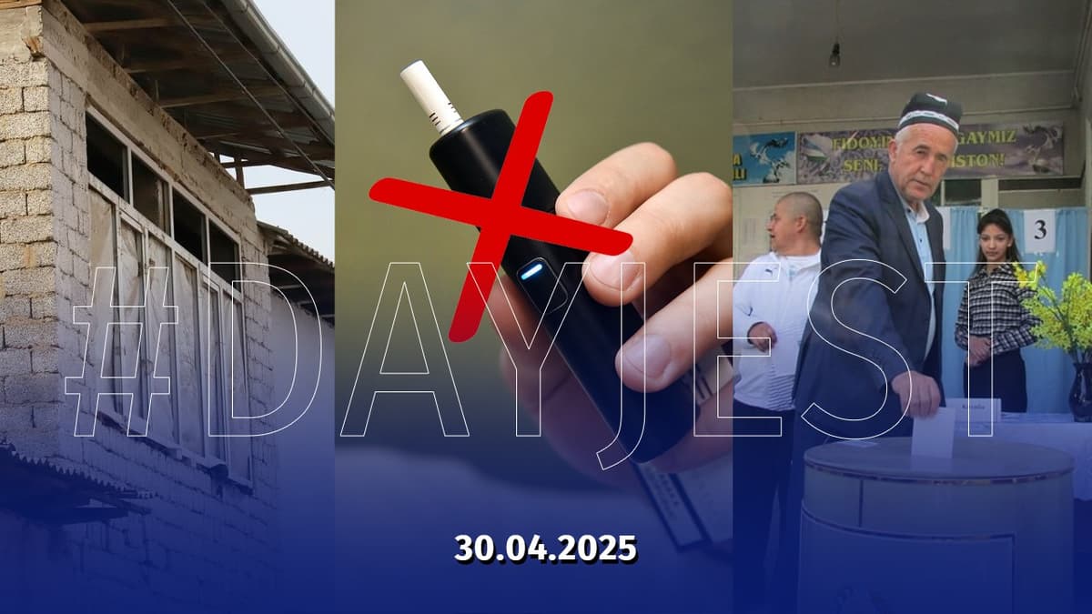 30 aprel yangiliklari: O‘zbekistonda ro‘y bergan muhim voqea va hodisalar