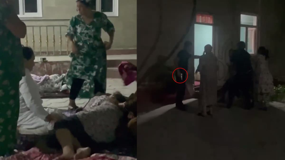 Fergana police threaten farmer with gun over grain quota