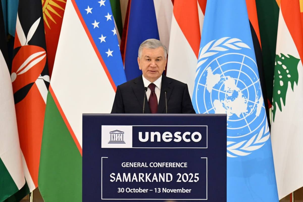 Shavkat Mirziyoyev calls for global initiatives on education, heritage, and climate at UNESCO conference
