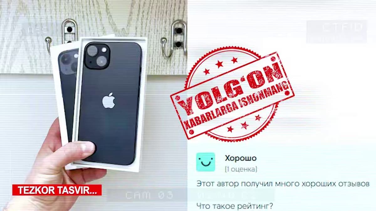 Internetda “arzon iPhone” taklif qilib, fuqarolarni aldagan shaxs qo‘lga olindi