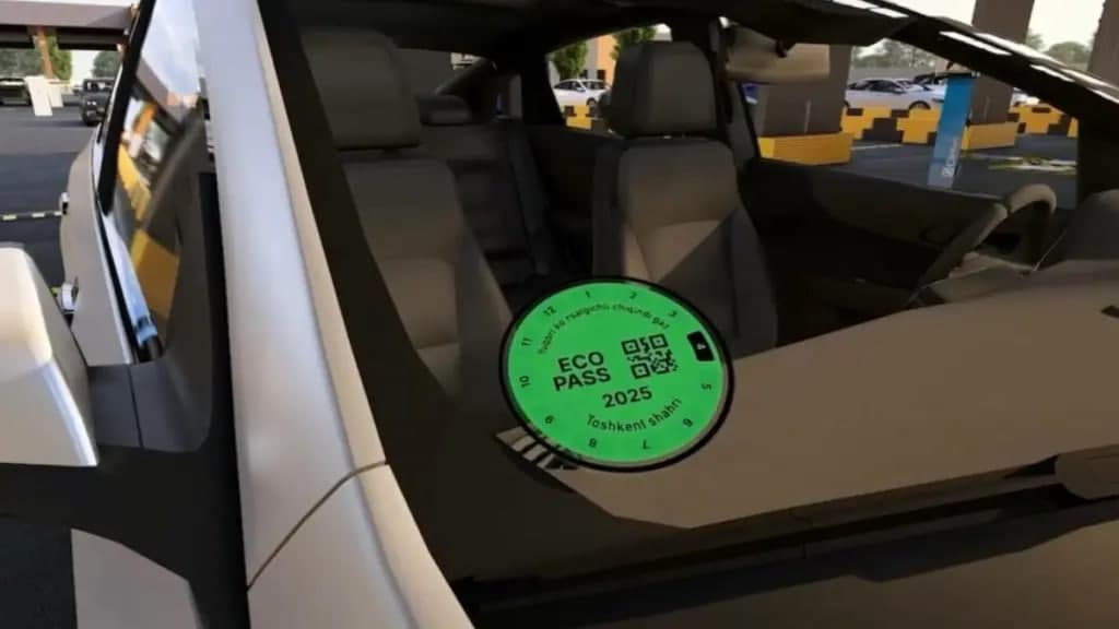 All vehicles in Tashkent to receive eco–stickers by end of 2026