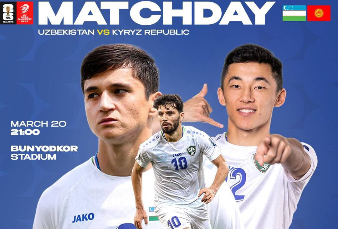 World Cup 2026 qualifiers: Uzbekistan faces Kyrgyz Republic tonight