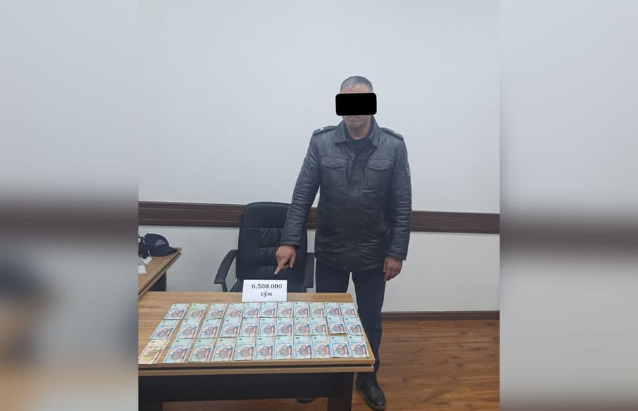 Emergency services inspector detained in Tashkent over bribery case