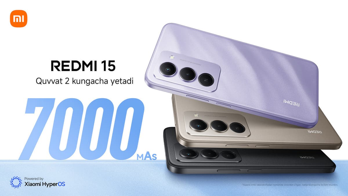Xiaomi янги Redmi 15 ва Redmi 15C’ни тақдим этди — катта экран ва кучли батареяга эга смартфонлар