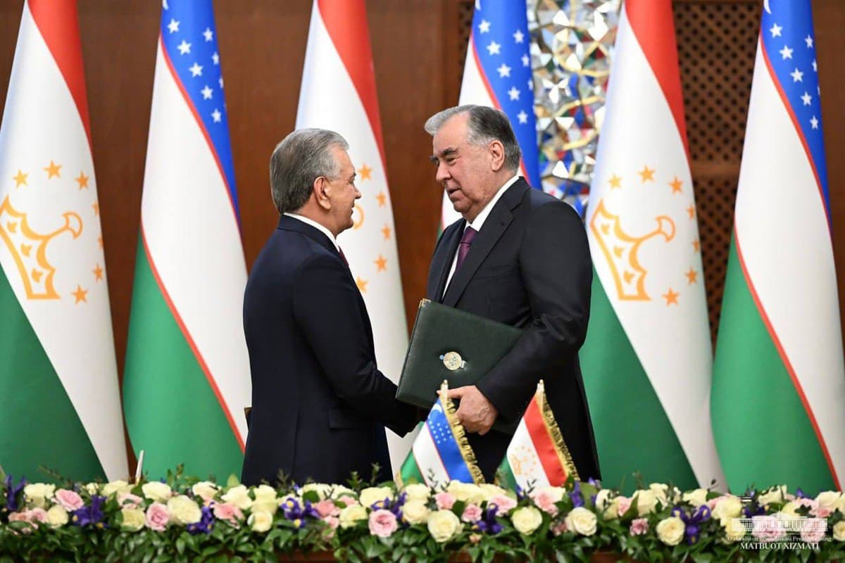 Uzbekistan and Tajikistan formalize allied relations