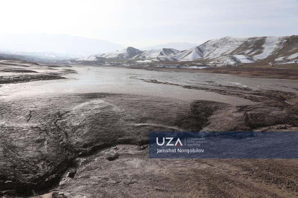 В Кашкадарье осушено водохранилище Кизилсув