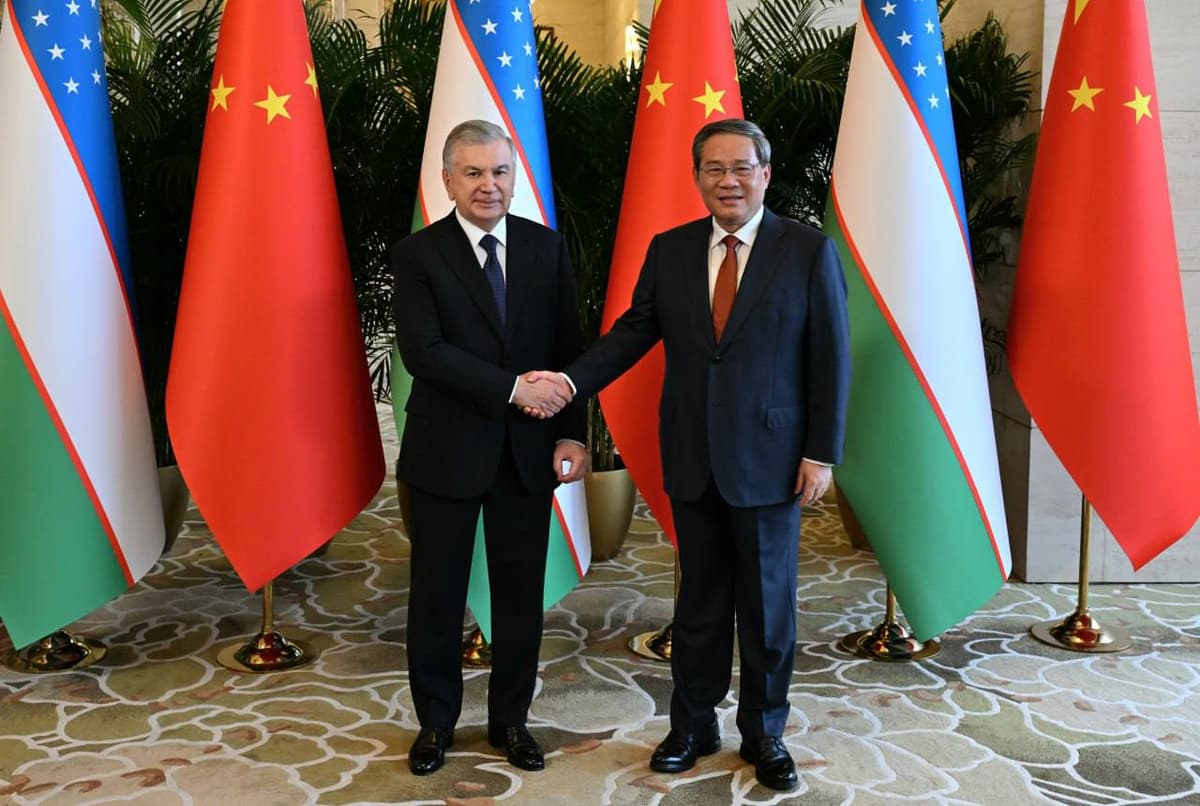 Shavkat Mirziyoyev Xitoy Davlat kengashi bosh vaziri bilan uchrashdi