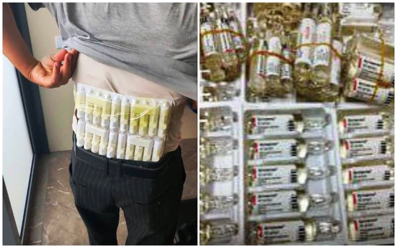 Bojxonachilar fuqaro tanasiga xufiyona yashirilgan dorilarni fosh etdi