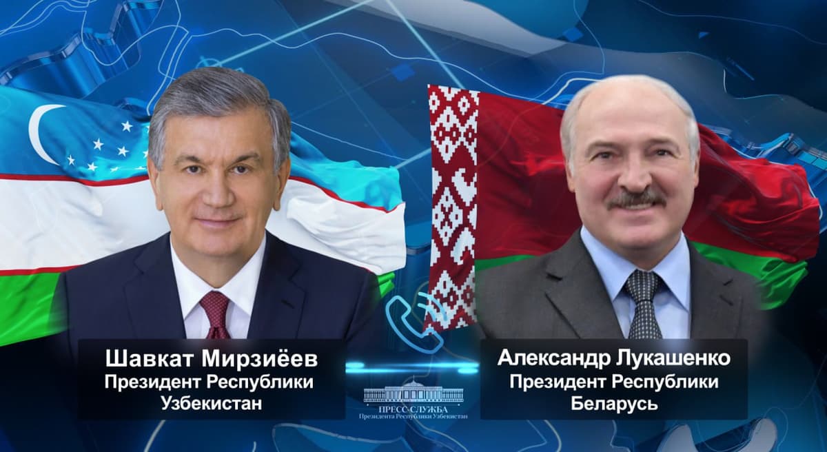 Мирзиёев и Лукашенко обсудили развитие узбекско-белорусского сотрудничества