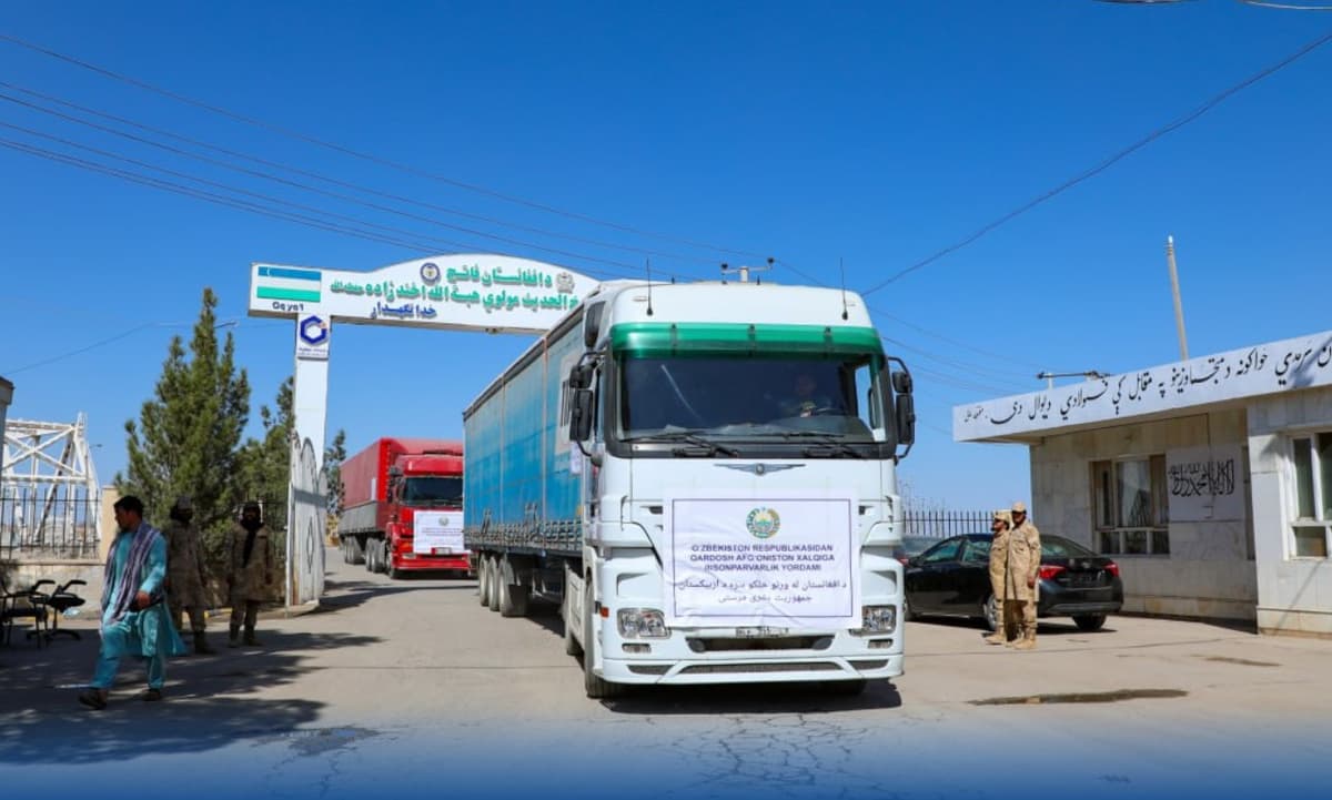 Uzbekistan sends 200 tons of humanitarian aid to Afghanistan