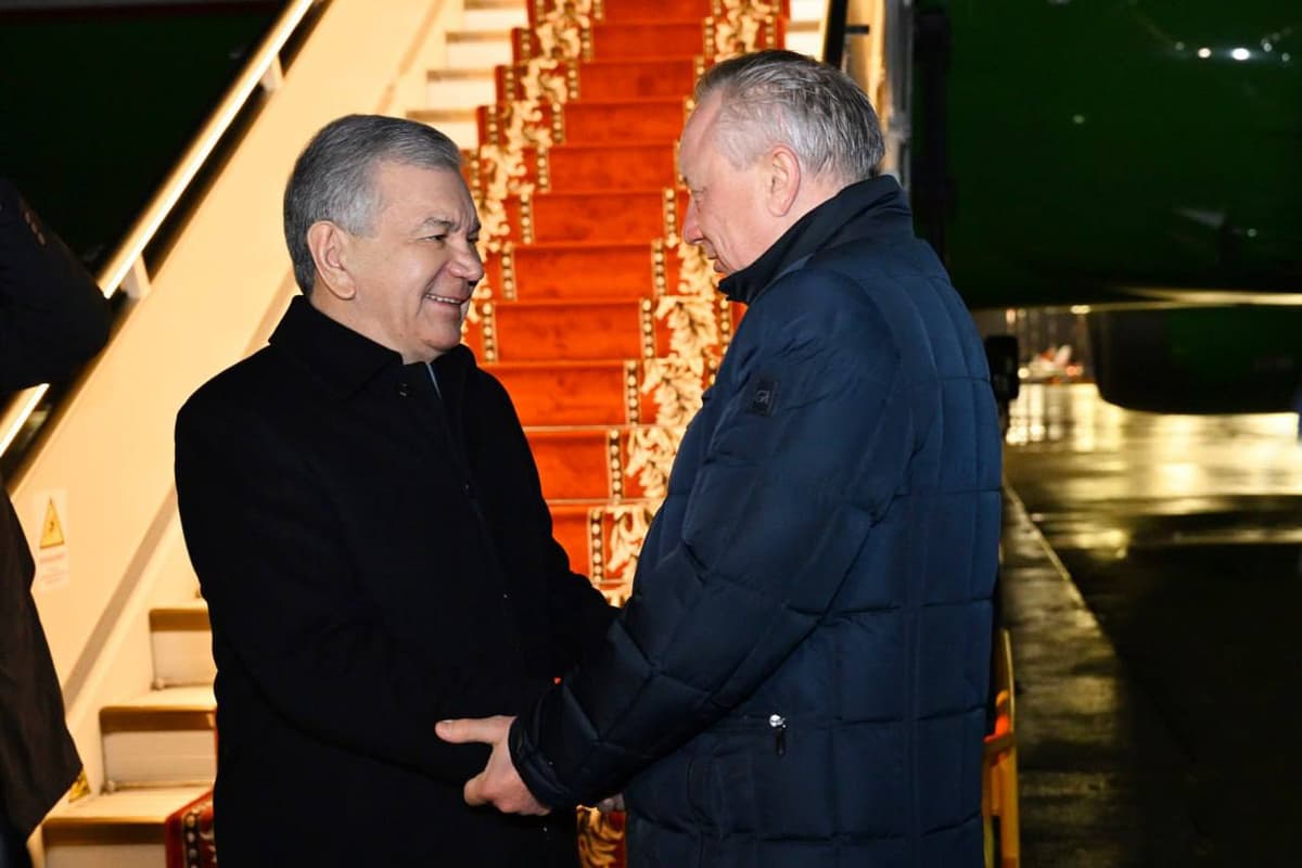 Shavkat Mirziyoyev Rossiya Federatsiyasiga keldi