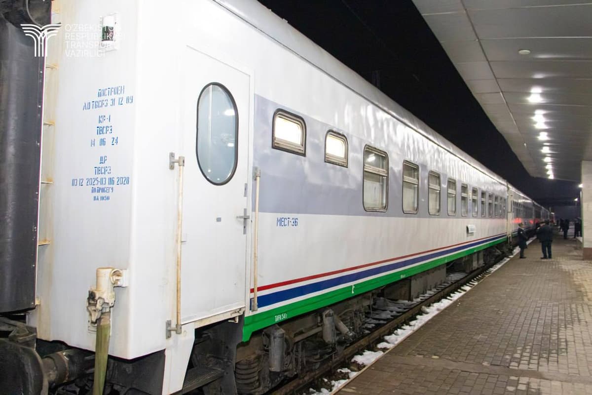 Weekly rail service between Tashkent and Kazan resumes