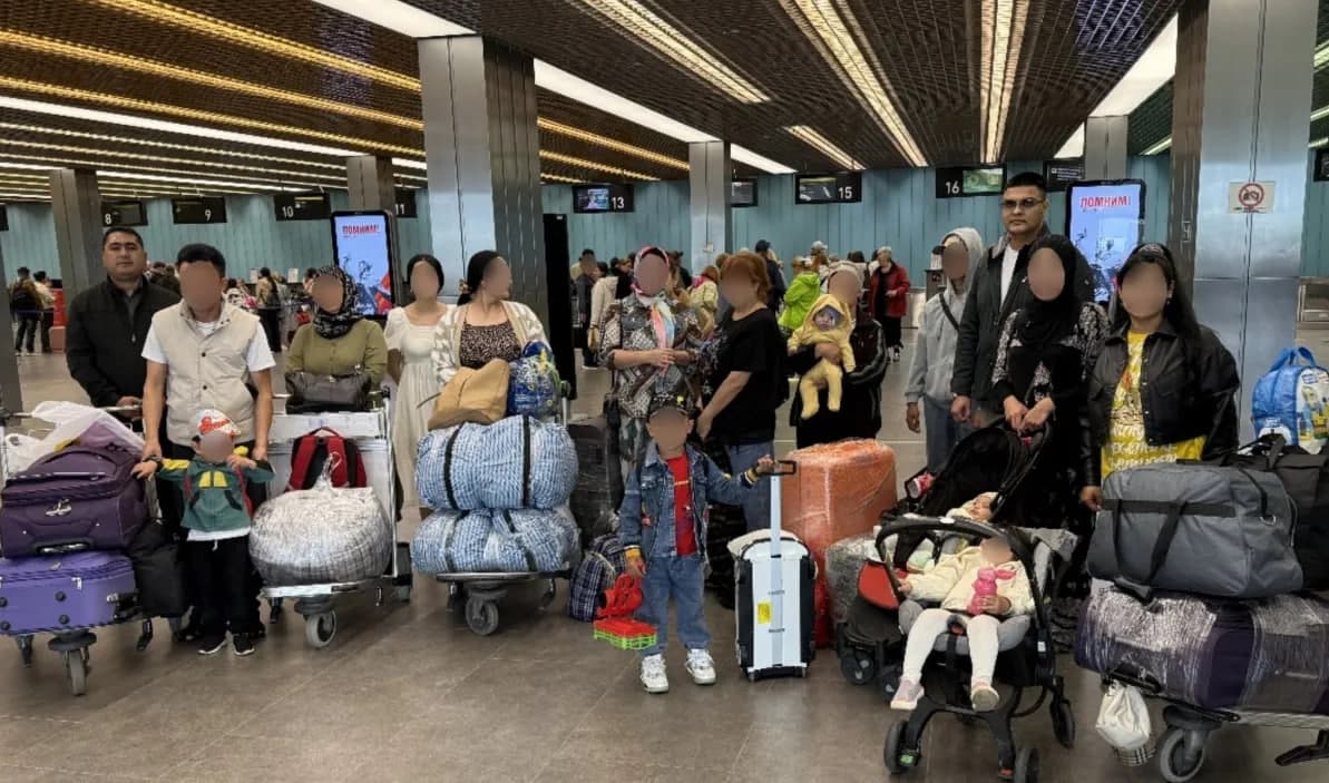 Yekaterinburgda mushkul ahvolda qolgan 16 nafar ayollar va bolalar olib kelindi
