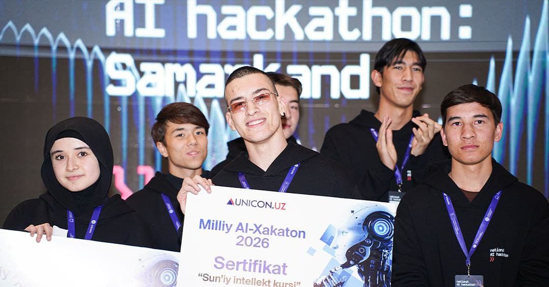 Samarqandda navbatdagi Milliy AI Hackathon g‘oliblari aniqlandi