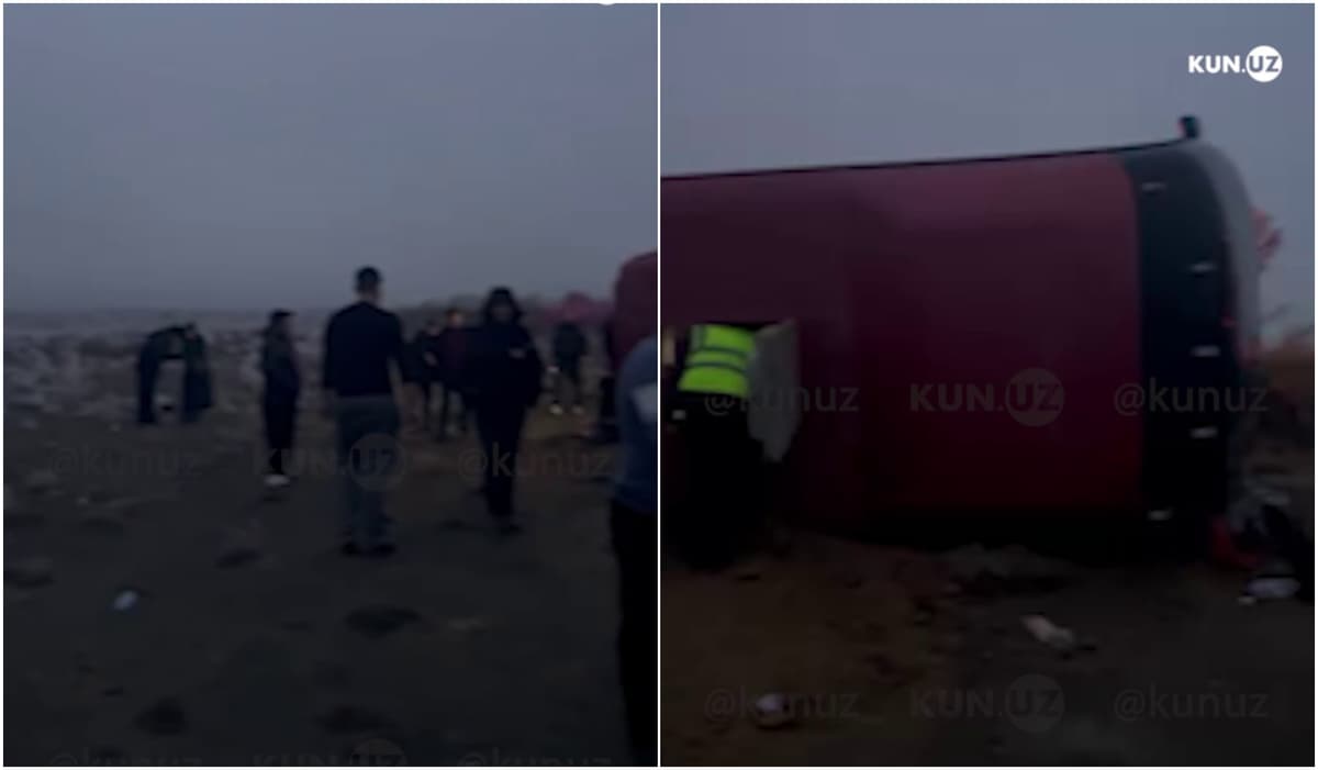 Two killed as passenger bus overturns on Zarafshan – Navoi route