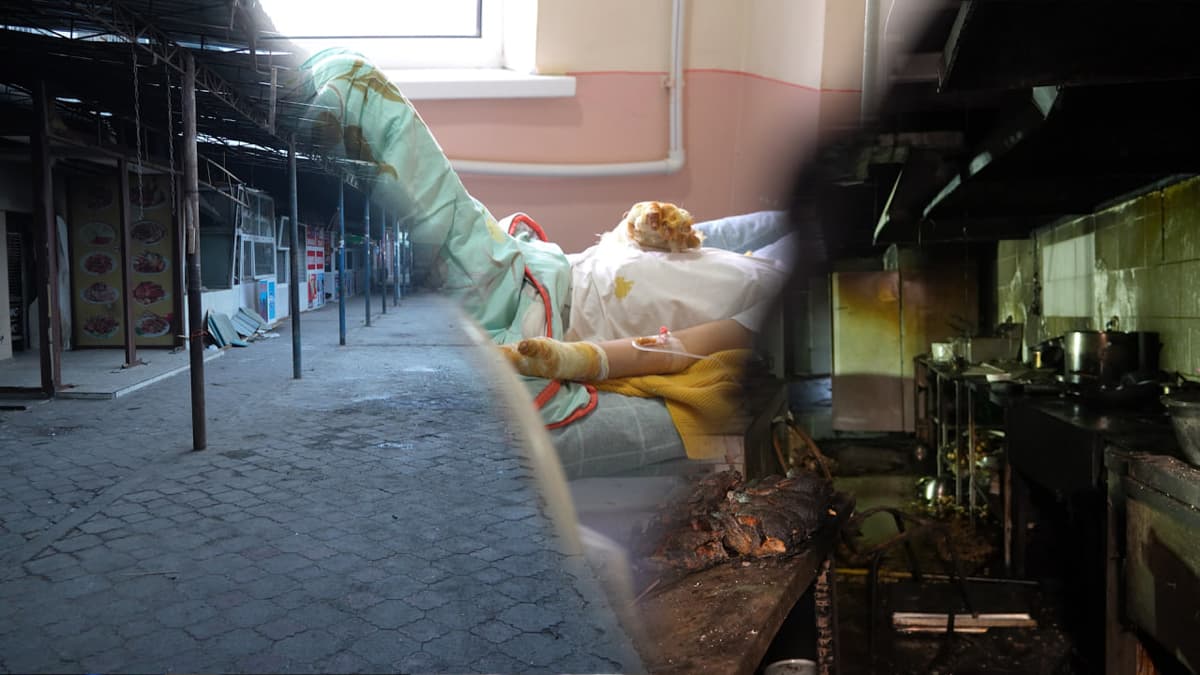 «Во время взрыва в чайхане было много людей» — репортаж с места происшествия в Гулистане