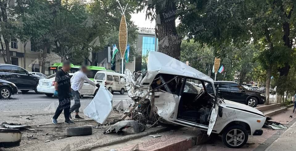 Toshkent markazida to‘rtta avtomobil to‘qnashdi