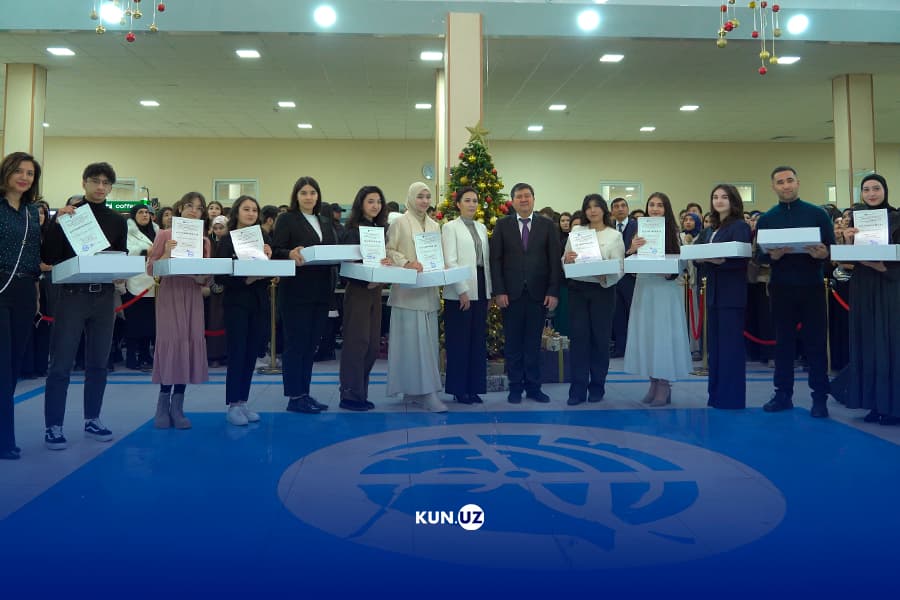 Toshkent Kimyo Xalqaro Universitetining 250 dan ortiq talabalariga grantlar taqdim etildi