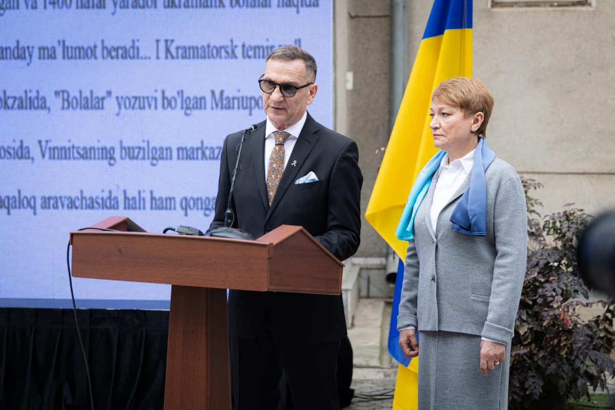 Ukrainaning O‘zbekistondagi elchisi Mikola Doroshenko diplomatik missiyasini yakunlamoqda