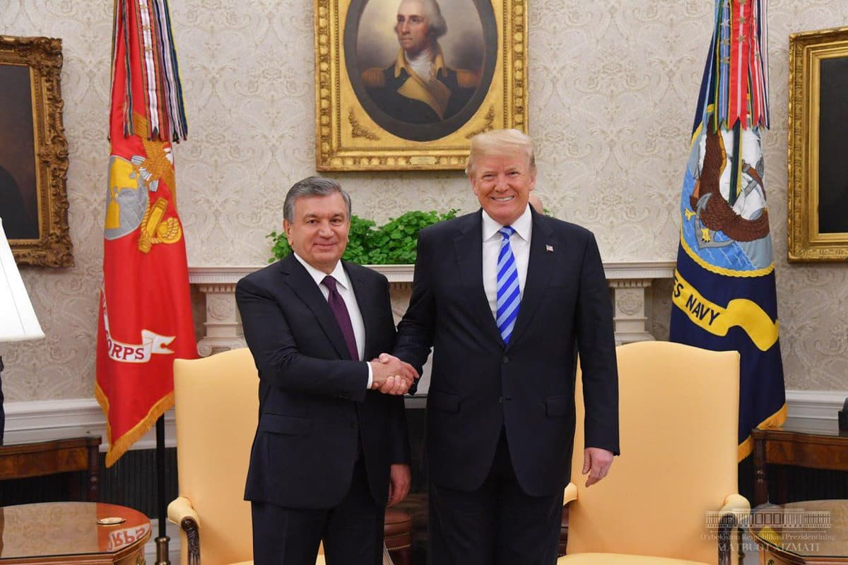 Shavkat Mirziyoyev congratulates Donald Trump on assuming U.S. Presidency, invites him to Uzbekistan
