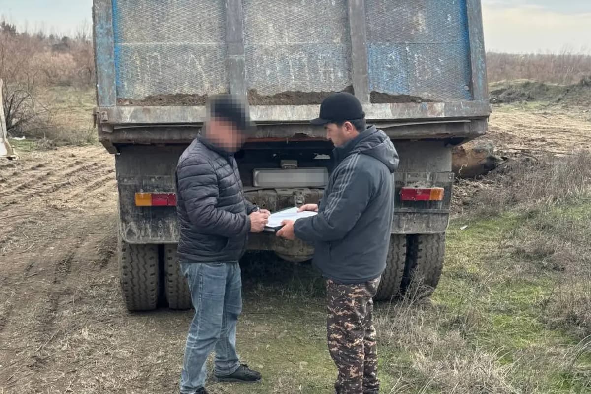 Toshkent viloyatida noqonuniy ravishda tuproq va qum-shag‘al qazigan shaxslarga chora ko‘rildi