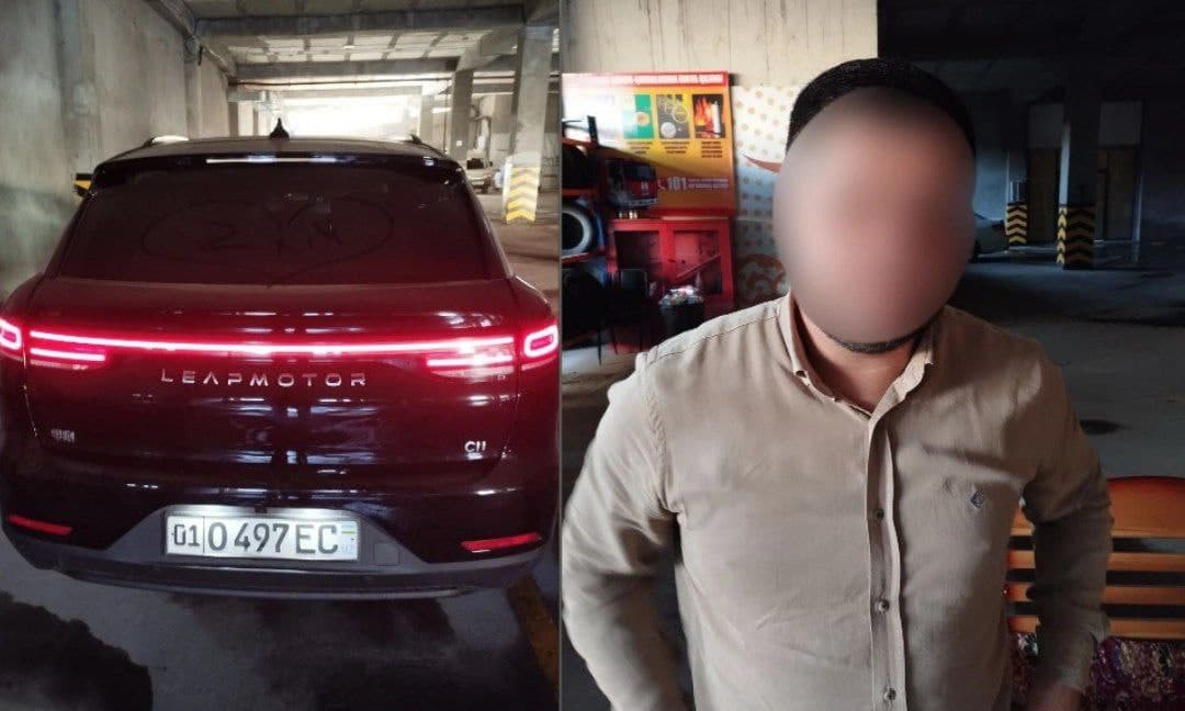 Olmazorda YPX talabiga bo‘ysunmagan Leapmotor to‘xtatildi: mashina qidiruvda ekani aniqlandi