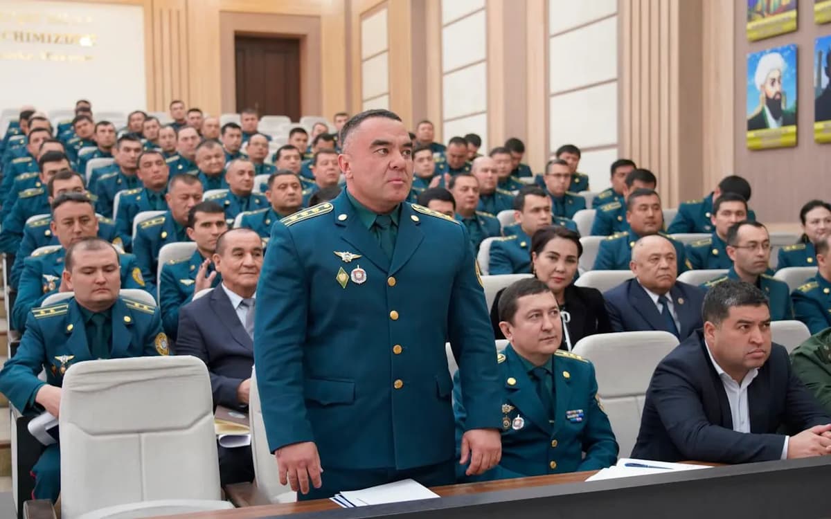 Andijon viloyati IIBga yangi boshliq tayinlandi