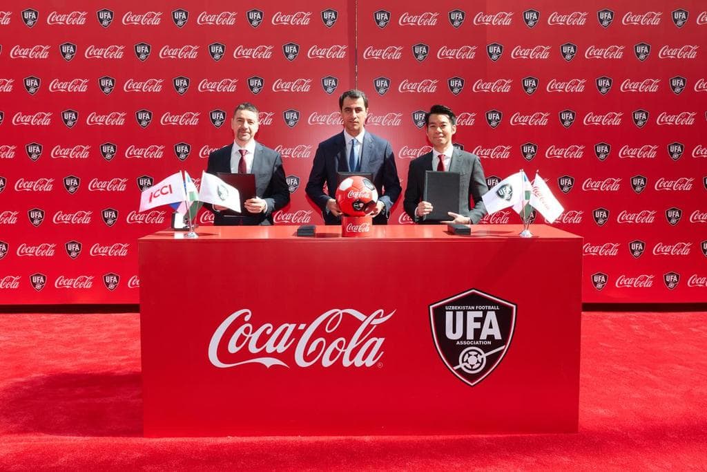 Coca-Cola O‘zbekiston va O‘FA besh yillik hamkorlik shartnomasini imzoladi