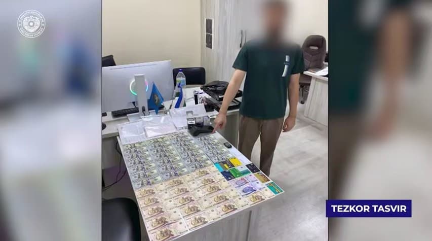 Tenge Bankʼdan 90 ming AQSh dollarini talon-taroj qilgan shaxslar qo‘lga olindi