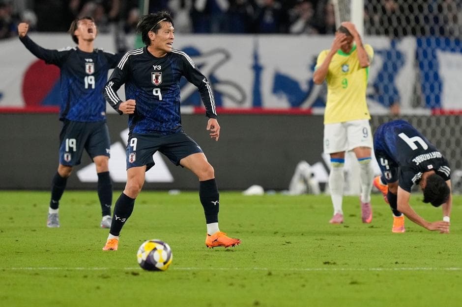 Braziliya 2:0 hisobida oldinda borayotib yakunda Yaponiyaga yutqazdi