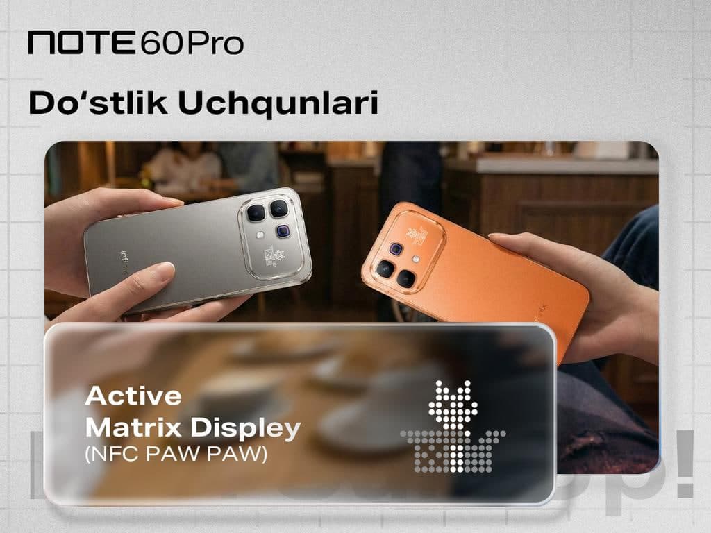 Infinix'дан NOTE 60 серияси: NOTE 60 Pro ва NOTE Edge — мустаҳкамлик, самарадорлик ва дизайннинг янги стандартлари