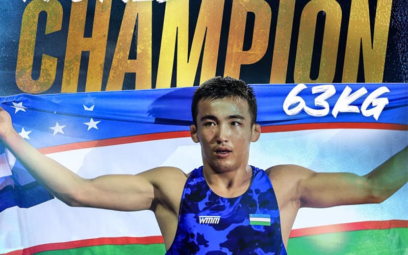 Uzbek wrestler claims historic gold at Greco-Roman world championships in Zagreb