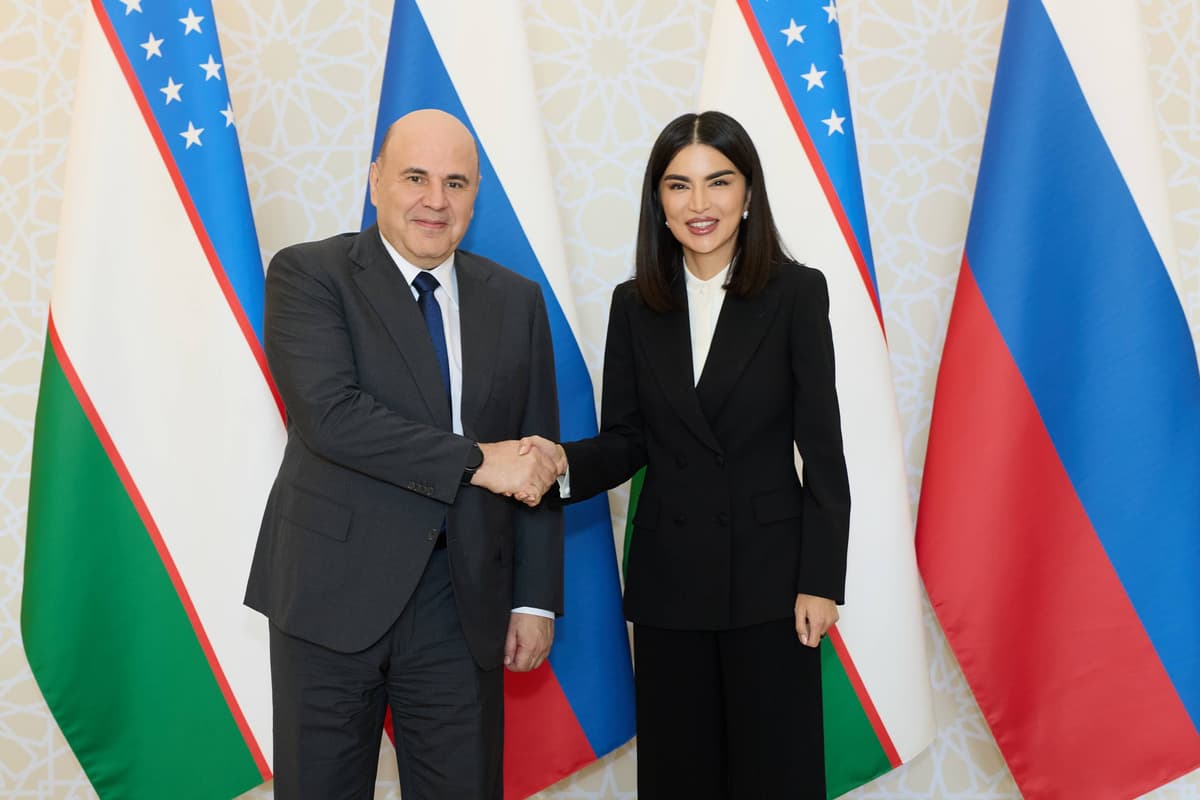 Saida Mirziyoyeva discusses economic cooperation with Mikhail Mishustin