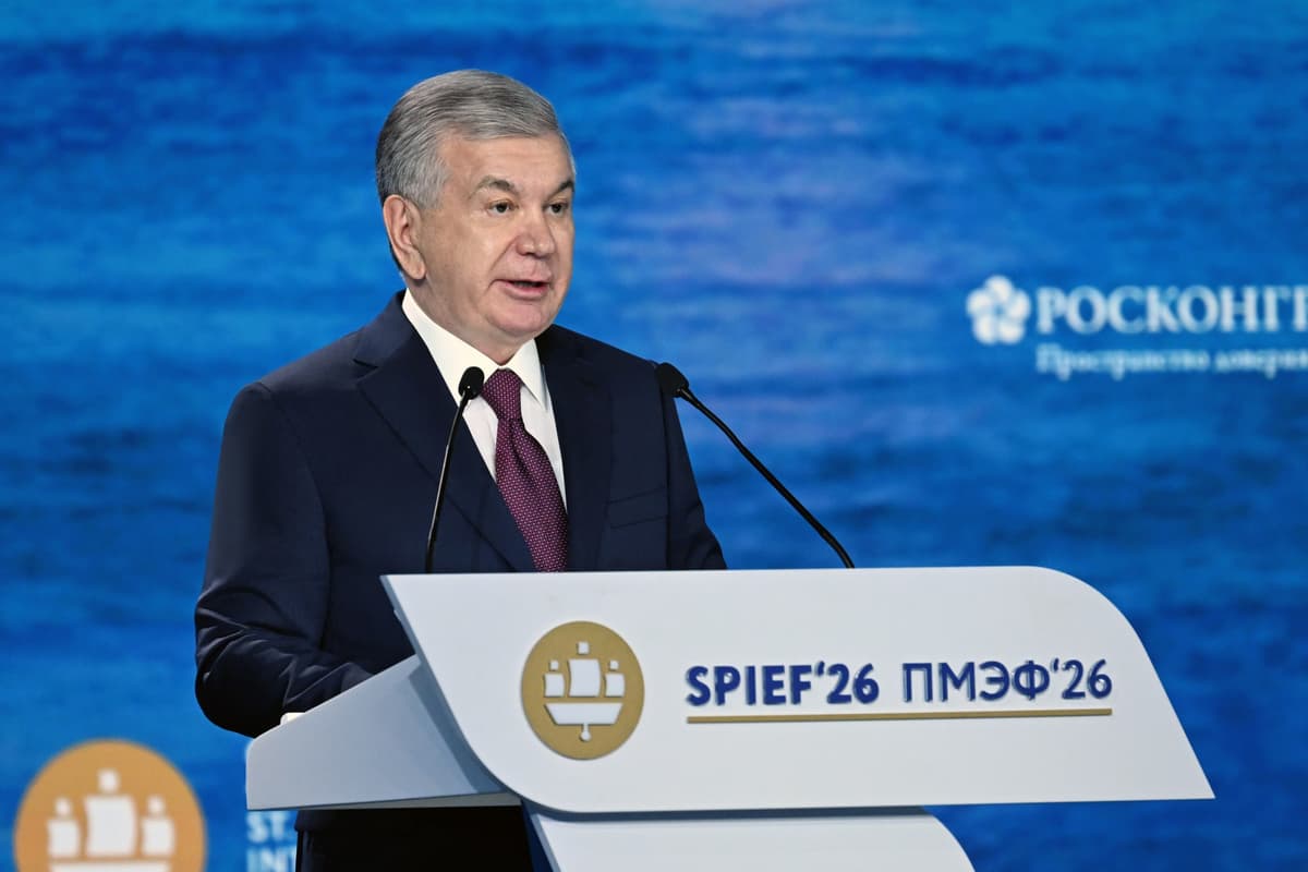 President Mirziyoyev addresses St. Petersburg International Economic Forum, outlines regional connectivity