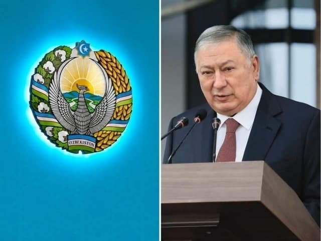 Senator Qudratilla Rafikov questions Soviet-era symbolism in Uzbekistan’s state emblem