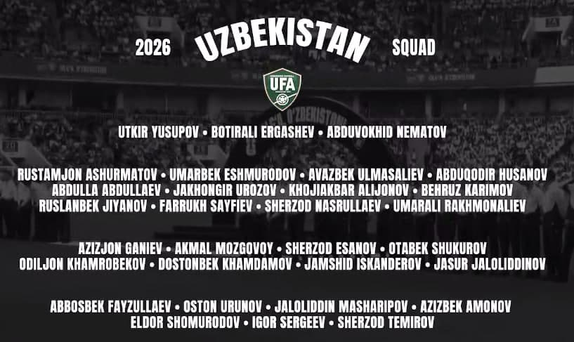 Fabio Cannavaro announces Uzbekistan squad for World Cup