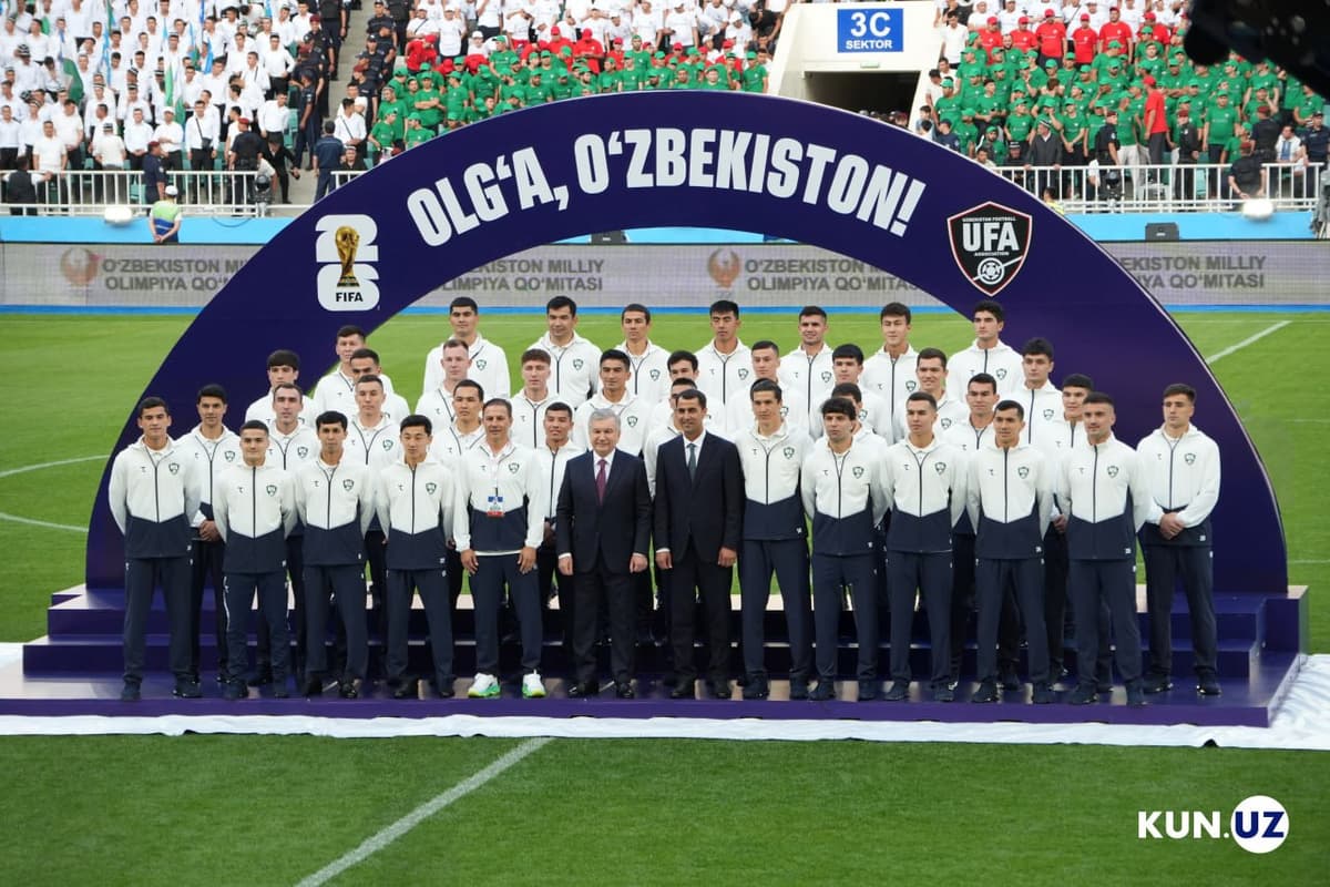 Milliy jamoa mundialga kuzatildi, «ko‘klar» nazorat o‘yinida «oqlarni» yengdi