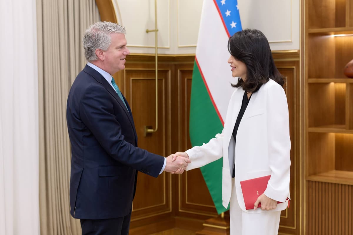 Saida Mirziyoyeva meets with US Assistant Secretary of Commerce David Fogel