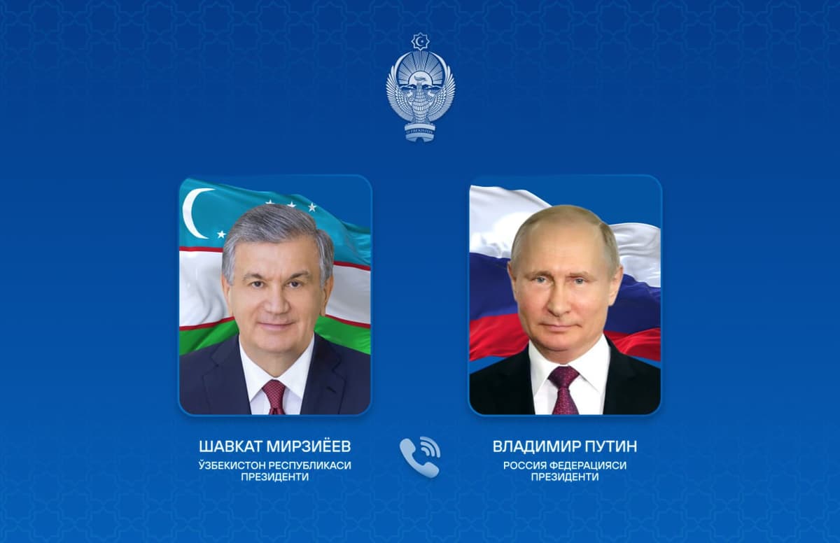 Shavkat Mirziyoyev telefon orqali Vladimir Putin bilan muloqot qildi