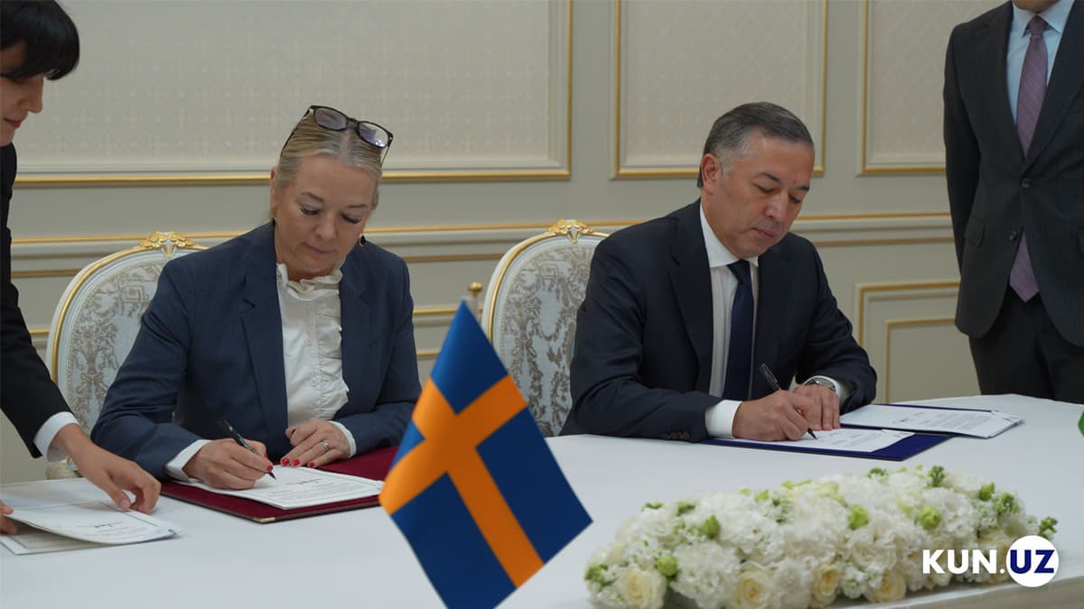 Sweden and Uzbekistan sign migration pact, agree to simplify visa procedures