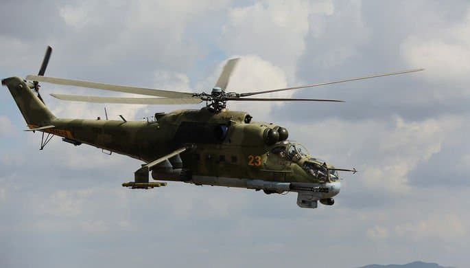 Сурияда Россия вертолёти қулади