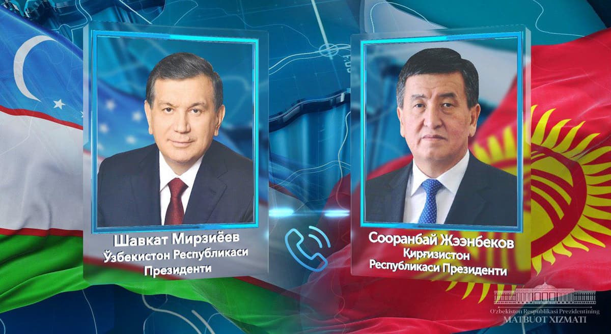 Shavkat Mirziyoyev va Sooronbay Jeenbekov o‘rtasida telefon muloqoti bo‘lib o‘tdi 