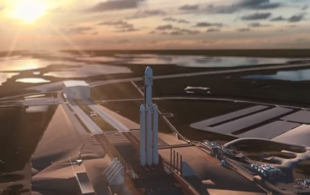 Энг янги Falcon Heavy ракетаси парвозининг анимацион ролиги намойиш қилинди (видео) 