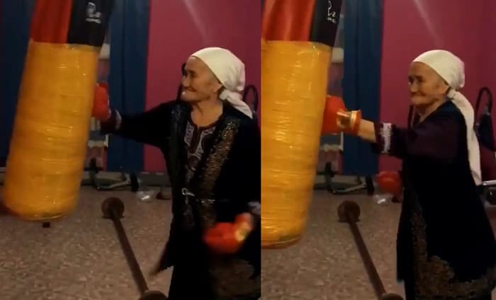 Qozog‘istonlik «bokschi ayol» ijtimoiy tarmoqlarni «portlatdi» (video)