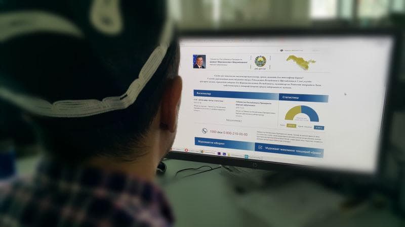 Prezident virtual qabulxonasi yangi versiyada ishga tushadi