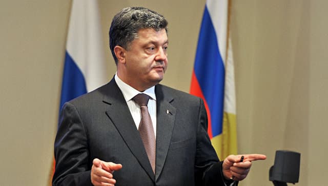 Poroshenko: Rossiya bayrog‘i hech qayerda osilmasligi kerak 