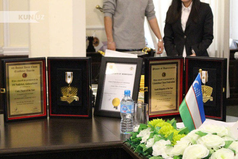 O‘zbekistonning eng yaxshi shaxmatchilari taqdirlandi